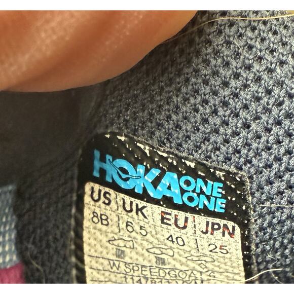 HOKA Speedgoat 6 Trail Running Shoes Women's Size US 8 B Varsity Navy - Picture 8 of 8